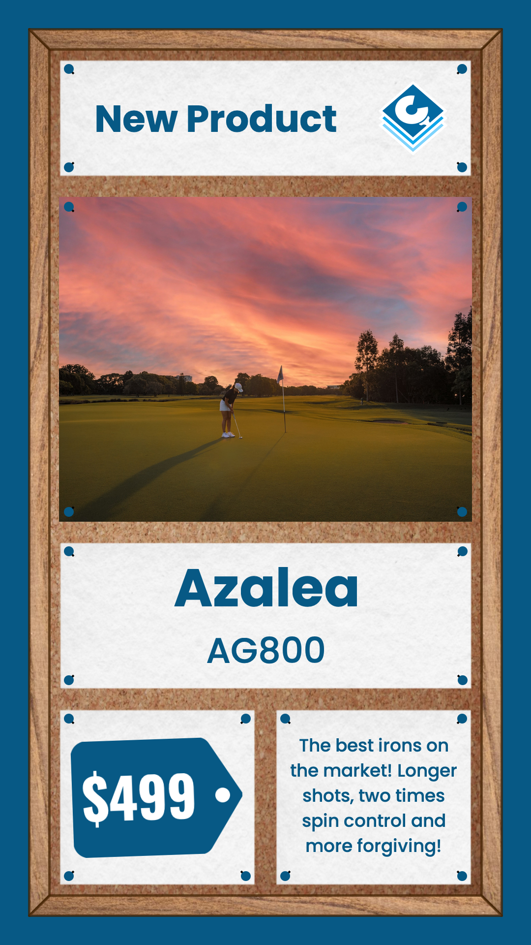 Example pinboard image showing product.