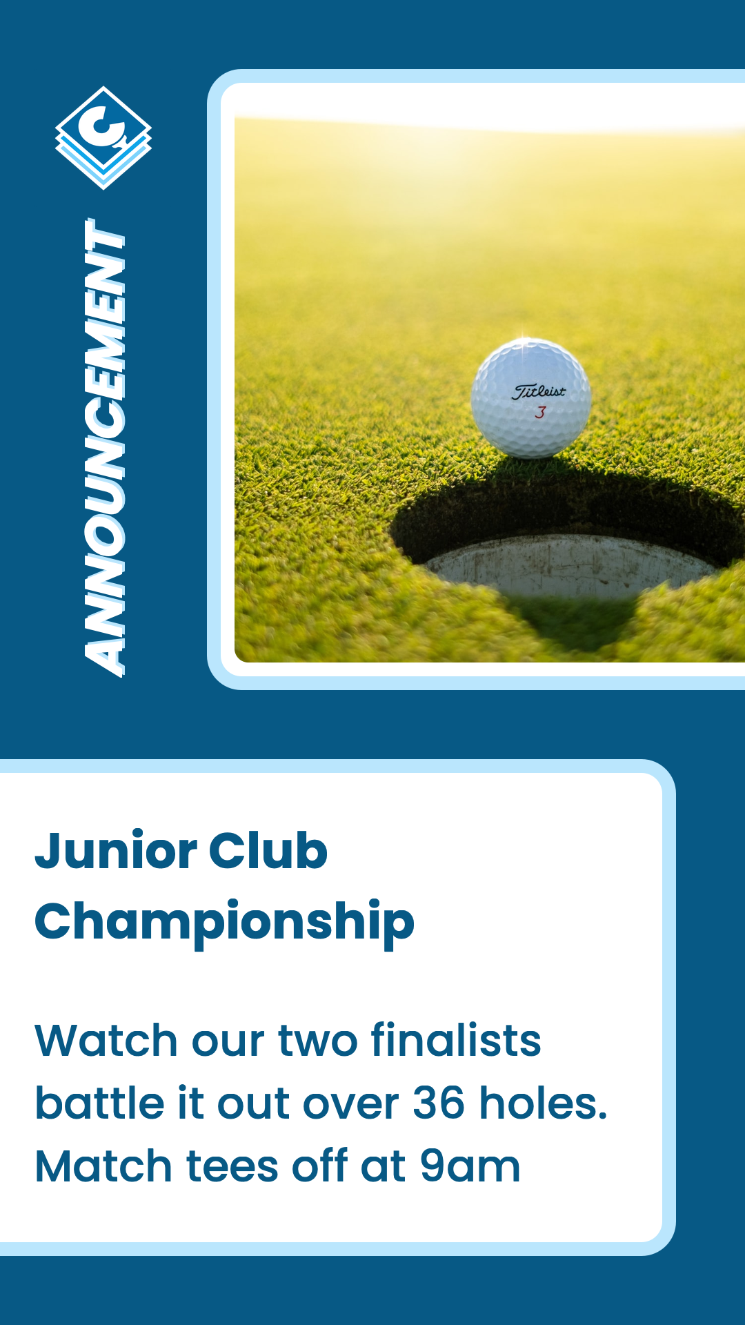 Example capsule image showing an announcement.