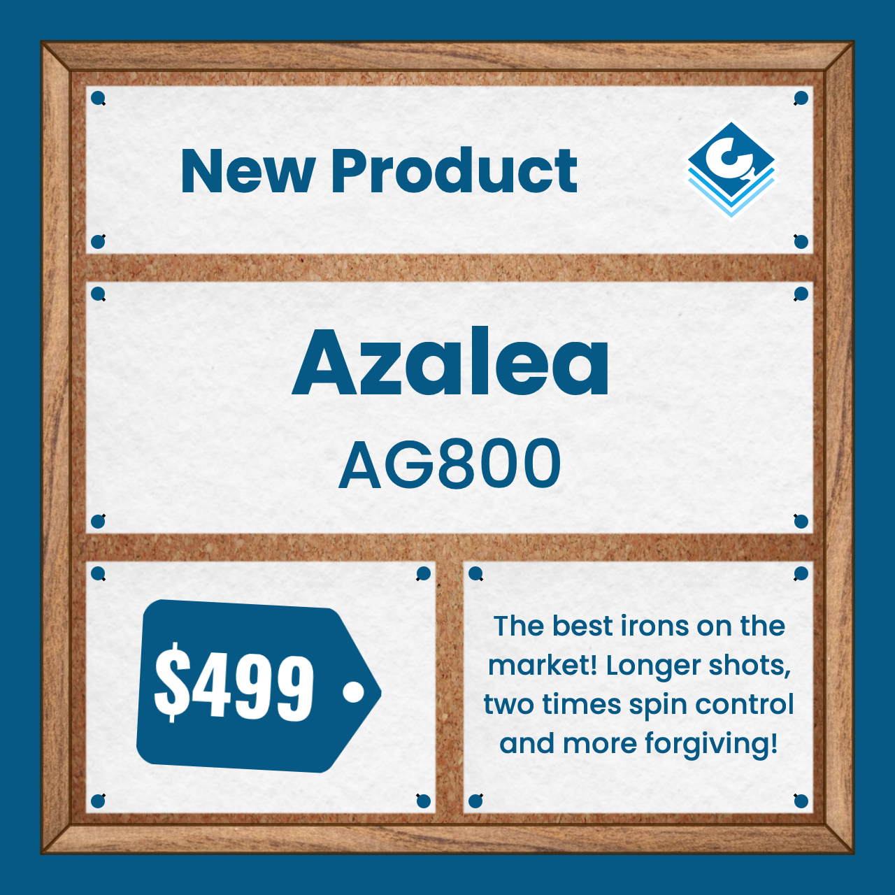 Example pinboard image showing product.